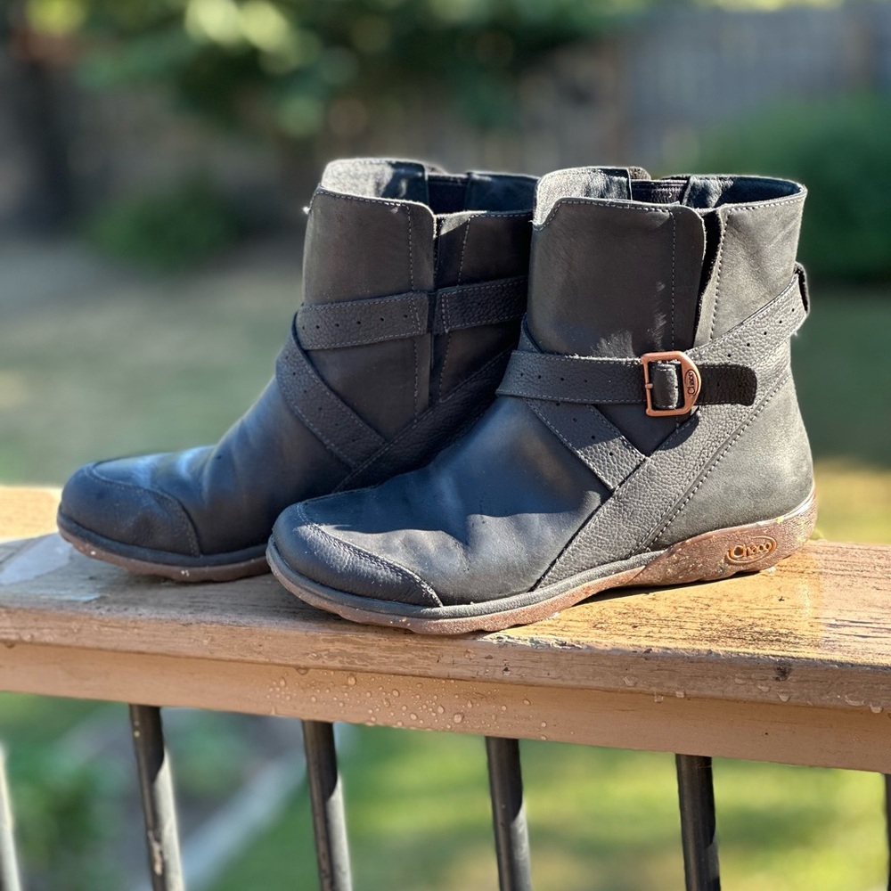 Chaco Black Ankle Boots